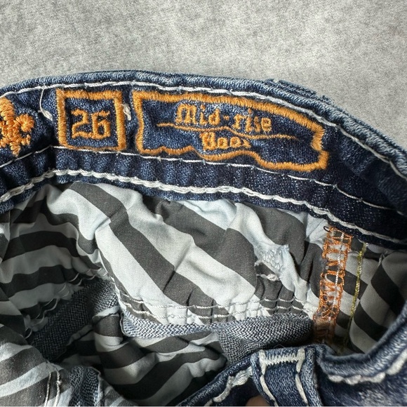 Rock Revival Semah Boot Jeans Distressed 26 x 29 - Picture 10 of 16